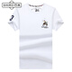 Camiseta de manga corta Shimo Brand SHIMO Camiseta de algodón de algodón de algodón bordado de algodón bordado de cuello redondo bordado de gran tamaño.