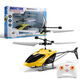 Drone elementary school students' entry-level mini drone helicopter drop-resistant charging induction aircraft boy toy induction helicopter yellow + remote control
