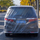 Sand-wrapped disposable car cover, general car sun protection, rain protection and dustproof simple transparent plastic full cover car cover