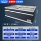 AUCMA [Chinesische alte Marke] kommerziell große Kapazität Island Display Gefrierschrank Schnellgefrorenes Meeresfrüchte Horizontales Eiscreme Commercial Gefrierschrank Supermarkt Convenience Store Kombination Gefrierschrank 900L Straight Cabinet Up and Down Push und ziehen 2500*825*845