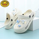G.Duckkids Kindersandalen 2025 Neue Sommerjungen und Mädchen Hole Schuhe Baby Anti -Rutsch weicher Sohle Verschleiß Strand Sandalen rosa 24-25 (innere Länge ca. 170b