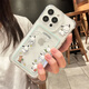 
Trendy and suitable for Apple 15 promax mobile phone case new iPhone 14 Paca Dog 13pro high-end sense 12 cartoon 1 card case-transparent-TDL Paca Dog covering mouth J13971 iPhone 15 Pro Max