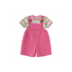 Insbobo Girls passt Kinderkleidung Sommerbaby Overalls Zwei-teilige Mädchen Sommer-Kinderbabykleidung Pink 110 Geeignet für Höhe 100-110 cm