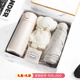 Jingsong souvenir gift box for employees and customers practical gift custom logo thermos cup set high-end party member gift coffee cup + umbrella + towel