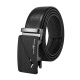 Emporio Armani Belt Genuine Leather Automatic Buckle Fat Tousers Men's Pure Extended Place Brand Belt Style Dieciséis Negro 854 115 cm
