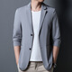Chang Luzhu [1477 repurchase] Single-weather thin ultra-thin elastic new jacket sunscreen ice silk suit beige 2XL 185 size 160-180Jin [Jin equals 0.5 kg] shot