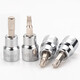 
SATA SATA Zhongfei Hexagon One-character cross rotary sleeve 10mm ratchet wrench hexagon sleeve spline batch head 22101/flower type T-1048MM long