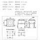汇君 微动开关按键开关铜脚轻触开关按钮4脚立式系列 6*6*4.5mm 50个装