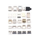 USB interface female connector male connector socket socket A type A female A male patch straight plug side plug curved pin straight pin USB male black shell long body welding wire three-piece set (5 sets)