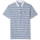 
Mengtejiao men's short-sleeved T-shirt mulberry silk middle-aged dad casual striped POLO shirt A829-red M 165 suitable for 100-115Jin [Jin equals 0.5 kg]