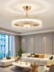 OPP Lighting (Opple) Neueste Opp Crystal Lüfter Licht 2024 Neues Wohnzimmer Licht Hauptschlafzimmer Leuchte Decke mit elektrischem Ventilator schüttelt Kopf Restaurant 12033 Gold Decke 50 cm Wuji + schütteln