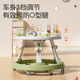 Xulin Japanese baby walker anti-o-leg anti-roll 2025 1-3 year old baby walker hand push for 9 months [Basic model - Green Green] One-click folding + adjustable height + rotating toy disk