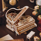 Ferris wheel rhythm piano music box music box building blocks children's toys DIY puzzle birthday gift girls