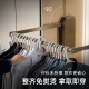 麦斯乐轻感款升降挂衣杆衣帽间下拉式挂衣杆衣橱伸缩拉杆下拉挂衣架衣柜 （含铰链）柜宽898-1098奔驰灰