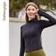 Fansheng Yoga Running Fitness Clothing für Frauen Schlankes, mit langärmeleres, langärmelige, nackte elastische Sportjacke Jacke Strickjacke FC12858 Nude White S