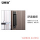 Ansery aluminum alloy door handle without punching drawer window sliding glass door handle without punching black 5D00194