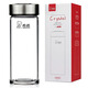 Heenoor Heenoor Glassbecher Single-Layer-Teebecher tragbarer Herren- und Frauen-Wasserbecher High-End-Auto-verdickter Hitzewiderstandsanbieter XN-6191-410 ml Tasse Hülle Tasse Pinsel