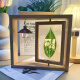 Fotos personalizados de la hoja de iosn Ping Foot, una hoja de tallado de hojas, hojas personalizadas, retrato creativo de la vida ping una hoja + sello de plástico [marcador] + sin marco de fotos