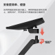 爱格升ergotron爱格升全新升级LX PRO高杆台式显示器支架机械臂升降旋转伸缩臂升级款45-695 45-695-292哑光黑