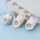 Feiyuega Baby Shoes 0-6-12 meses a 1 año de primavera y otoño cuatro temporadas para hombres y mujeres bebés niños y niños pequeños para evitar caerse con cubiertas de pie de suela suave. Cara sonriente azul, longitud interior de 12 cm (6-12 meses recomendado)