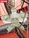 Qilicai Qingming Dragon Boat Festival goldfish sand swallow semi-finished folk handicraft kite retro kite gift box o1283 green clouds-finished product cannot fly 34