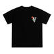 Camisa Vlonet Fashion de manga corta y versátil de gran tamaño American Street Style Meneved Men and Women Collection XM-YC829 M