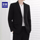 ROMON high-end casual suit men's business formal attire handsome spring and autumn Korean style versatile loose suit top dark gray - suit jacket single piece M recommended 100-120 Jin Jin equals 0.5 kg