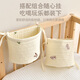 Baby reines Baumwollbett Hanging Bag Baby Bett Aufbewahrung Beutel Windel Windel Windel Aufbewahrung Kinder Nachteile Aufbewahrung Bag Wald Kaninchen 20*21 cm
