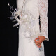 Wedding scepter bride wedding high-end DIY material bag hand-held flower fairy heavy work wedding show performance props crystal white material bag