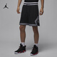 耐克（NIKE）Jordan官方耐克乔丹男子速干网眼布短裤篮球运动裤透气轻便HF9911 010黑/白/白 M