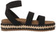 Steve Madden Girls Krissy, Black Black 5 Big Kid