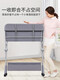 Benmai Diaper Table Baby Care Table Baby Newborn Foldable Multi-Function Touch Table Diaper Change Bath Massage Gray Basic Store