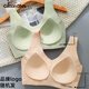 Cottondna underwear female 2 pieces of chest, chest -free underwear, no steel ring, gathered and pair of breasts, soft support bra