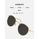 雷朋（RayBan）墨镜太阳镜金属圆形眼镜复古偏光男女款0RB3447可定制 9277B1玳瑁色镜框深灰色镜片53mm