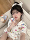 Tan Beiman Crayon Shin-Shirt Japanische Drei-teilige Crayon Shin-Shirt-Sommer-Dünne kurzärmelige Hose Nettere Karte KK-14123 [kurzärmelig] Drei-teilige Set M-Code [Empfohlen 80-100jin [Jin gleich 0,5 kg]]