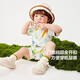 Mini Bala Dinosaur Onesie Outing Crawler Ropa de algodón puro Los niños y niñas de algodón puro no son fáciles de deformar y lindo verano