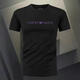 Armani Summer New Herren kurzärmelige Eisseide atmungsaktives T-Shirt-Herren-Hälfte der Herrenkleid für Männer am753 Black M 90-120jin [Jin entspricht 0,5 kg]