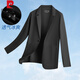 皮尔卡丹（pierre cardin）夏季很薄款防晒西服男士休闲单西冰丝透气防晒衣小西装夹克外套 深灰色 XL (135-150斤)
