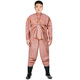 HHONGSHIYU full-body waders, outdoor wear-resistant one-piece waders, fishing suits, yellow knitted gloves, whole body 42