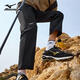 Mizuno outdoor casual pants for men's ice silk cool breathable quick-drying fishing straight long pants Black XL
