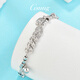GsunG Platinum PT950 Bracelet Women's Five Emperors Money Pure Platinum Bracelet Gourd Style Lucky Bracelet Birthday Gift Priced by Gram, Contact Customer Service Before Buying