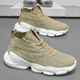 Changxiang Huili Men's Shoes 2025 NUEVO SUMER BRAENTABLE MESH Sports y Coconut Coconut Running Carrete Light Running para hombres RF-AA9909 BEIGE 40