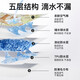 朵精灵婴儿隔尿垫可水洗秋冬加厚尿布垫宝宝小垫子防尿儿童专用防水床单 【森林琴声】五层加厚  瞬吸不渗 180x200cm