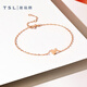 Feiyu 18K Gold Simple Fashion Love Bracelet Rose Gold Hand Jewelry for Women Pricing Category