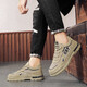 Changxiang Huili Workwear Men's Shoes 2025 New Summer Mesh Breathable Casual Shoes Sports Anti-Slip and Wear-resistant Construction Site Labor Protection Shoes Men's Khaki [Breathable Style] 42
