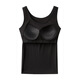 Simplificada 1484 Recompra del chaleco de suspenders de mujeres modales Integrado con almohadilla de cofre Atentable y cómodo estilo chaleco de ajuste de ajuste + Color de la piel M Recomendado 85-105Jin [Jin equivale a 0.5 kg]