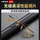 SHERY reading glasses women's imported titanium frame fashionable ultra-light HD mother glasses anti-blue light elderly young fashion German technology/imported titanium frame/100 degrees/45-49