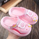 Disney Children's Pantoffeln für Sommer tragen Cartoon Astronaut Kinderhochschuhe süße Weichstöfe Pantoffeln Baby Rosa Größe 18-19 Größe 13 cm