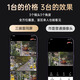 Hewiman 4G5G solar surveillance camera 10 times magnification three images without traffic, power, no network, ultra-high definition 360 degrees without dead angles with night vision panoramic full color tracking room outdoor 10 times magnification [5G solar life flow] 20W double board fast charging