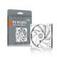 Overclocking Triple (PCCooler) F5 R12015 White 12 cm Ventilador de chasis de 15 mm Ventilador delgado de 4pin 4pin dual de bolas adecuados para ITX modificación del radiador informático de presión descendente